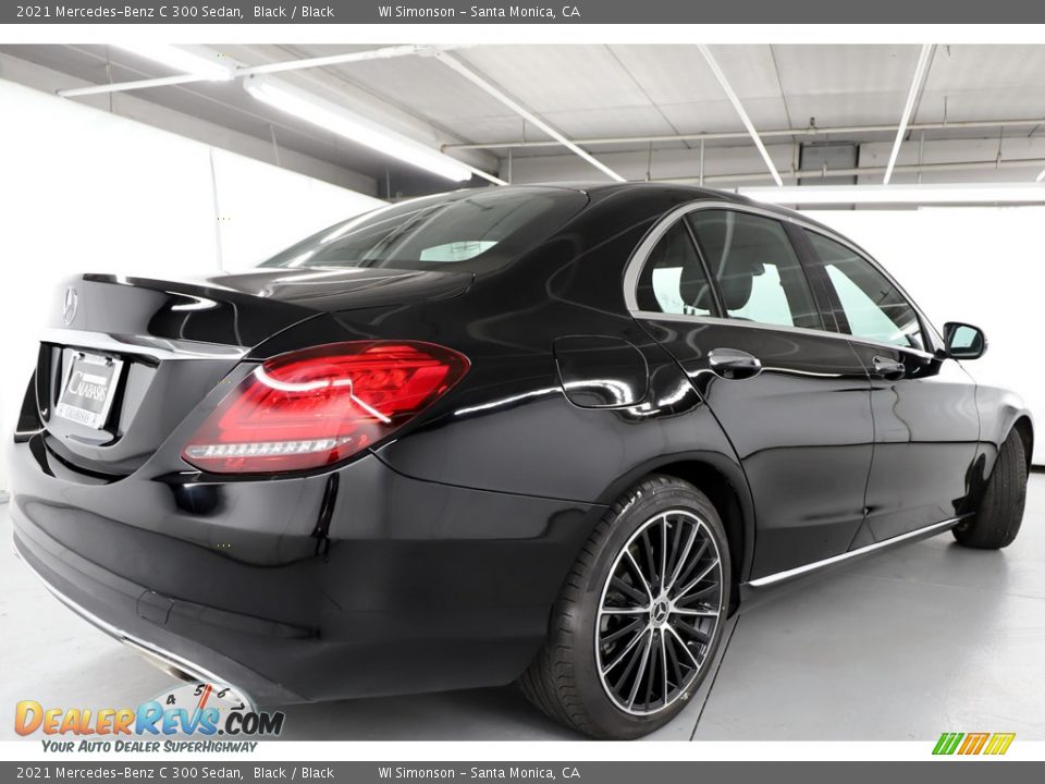 2021 Mercedes-Benz C 300 Sedan Black / Black Photo #5