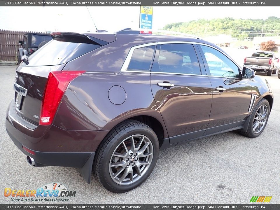 2016 Cadillac SRX Performance AWD Cocoa Bronze Metallic / Shale/Brownstone Photo #6