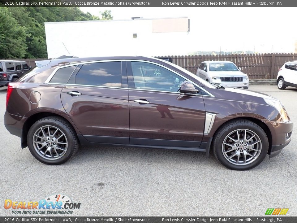 Cocoa Bronze Metallic 2016 Cadillac SRX Performance AWD Photo #7