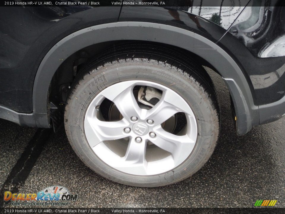 2019 Honda HR-V LX AWD Crystal Black Pearl / Black Photo #3