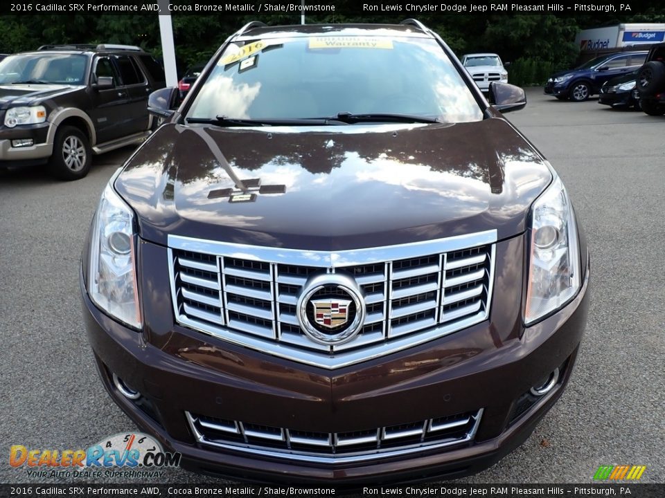 2016 Cadillac SRX Performance AWD Cocoa Bronze Metallic / Shale/Brownstone Photo #9