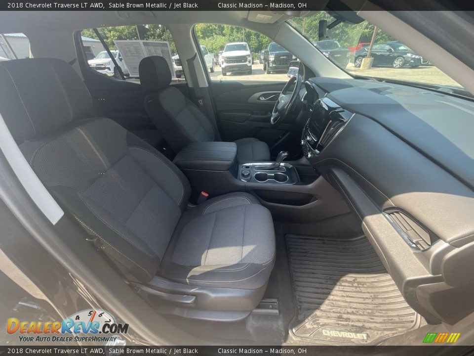 2018 Chevrolet Traverse LT AWD Sable Brown Metallic / Jet Black Photo #19