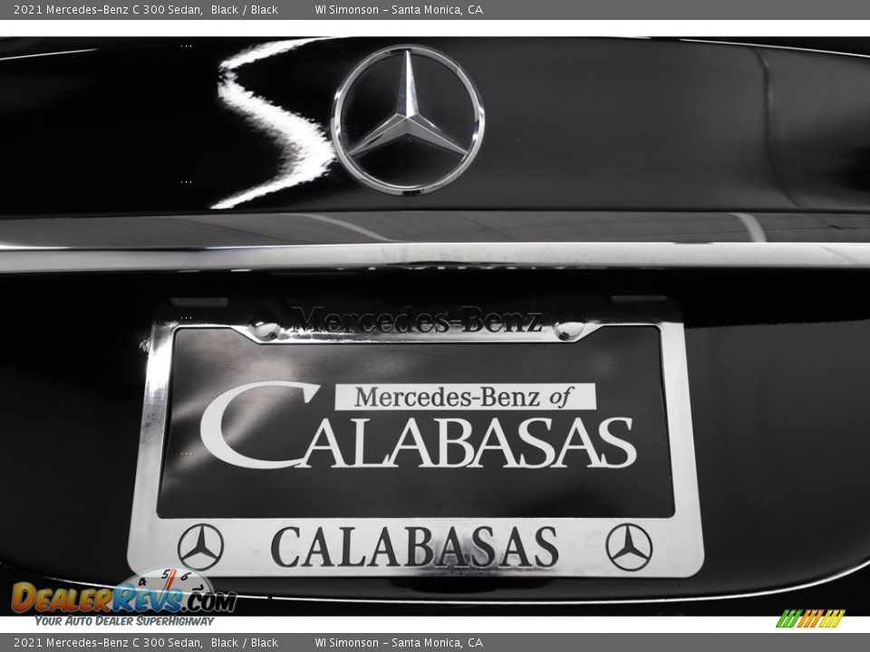 2021 Mercedes-Benz C 300 Sedan Black / Black Photo #10