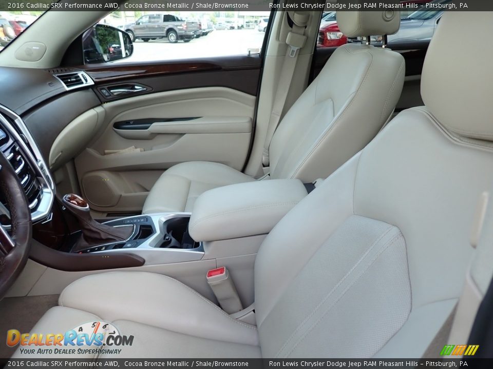 Shale/Brownstone Interior - 2016 Cadillac SRX Performance AWD Photo #11