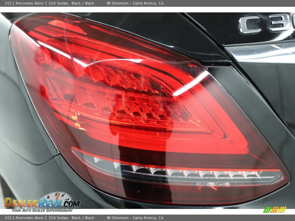 2021 Mercedes-Benz C 300 Sedan Black / Black Photo #12
