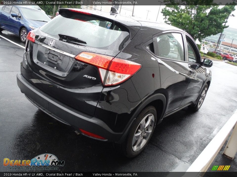 2019 Honda HR-V LX AWD Crystal Black Pearl / Black Photo #6