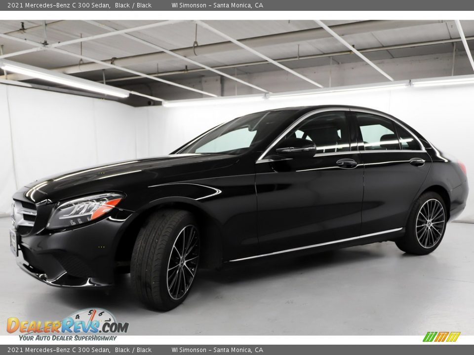 2021 Mercedes-Benz C 300 Sedan Black / Black Photo #14