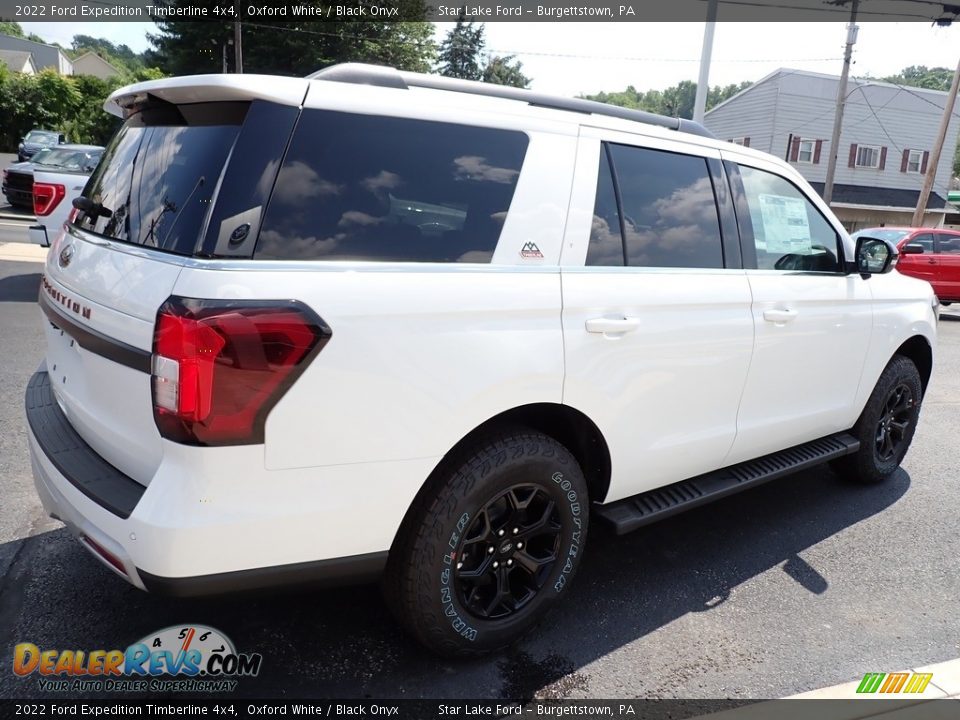 2022 Ford Expedition Timberline 4x4 Oxford White / Black Onyx Photo #6