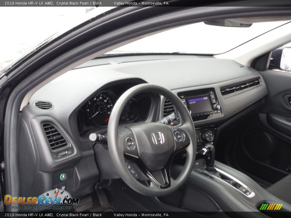2019 Honda HR-V LX AWD Crystal Black Pearl / Black Photo #11