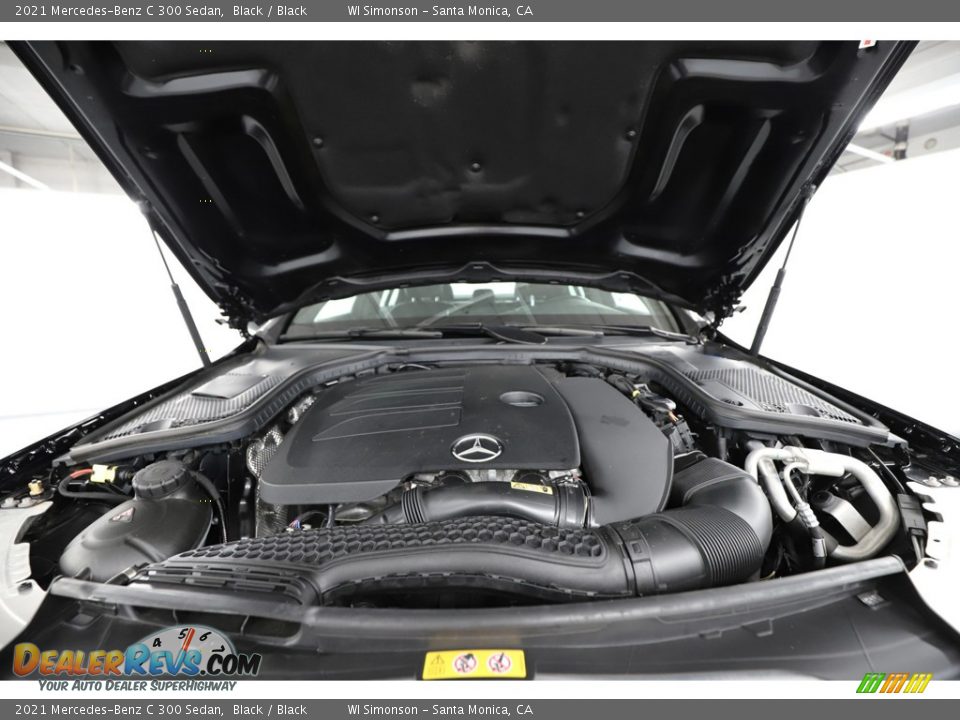 2021 Mercedes-Benz C 300 Sedan Black / Black Photo #17