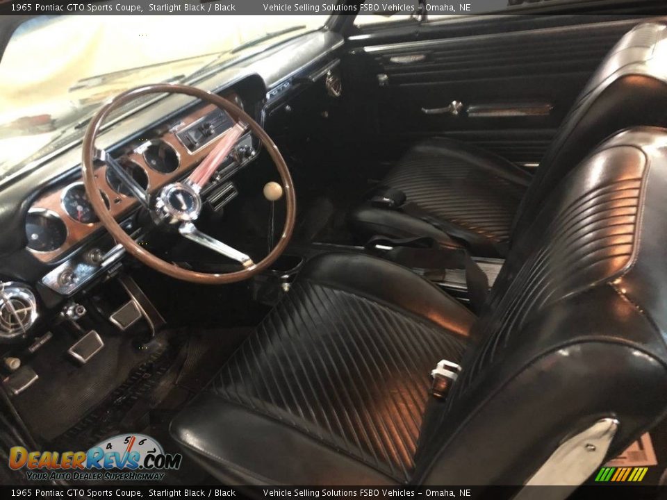 Black Interior - 1965 Pontiac GTO Sports Coupe Photo #2