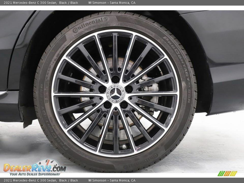 2021 Mercedes-Benz C 300 Sedan Black / Black Photo #19