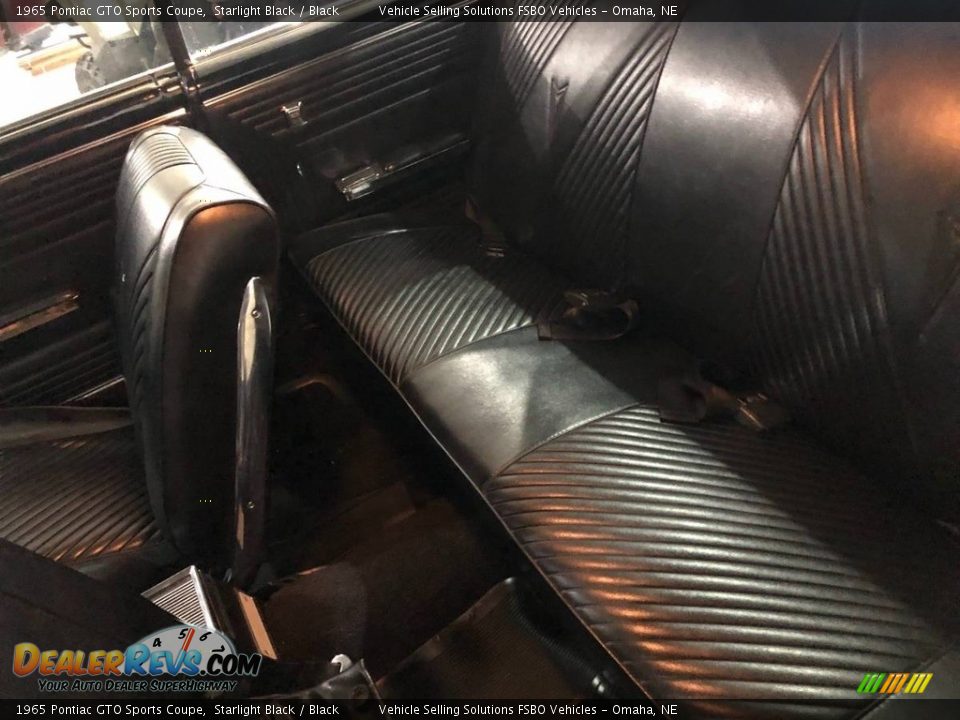 Rear Seat of 1965 Pontiac GTO Sports Coupe Photo #5
