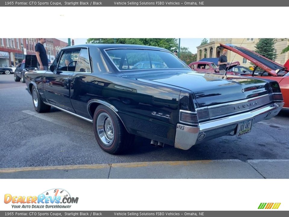 1965 Pontiac GTO Sports Coupe Starlight Black / Black Photo #7