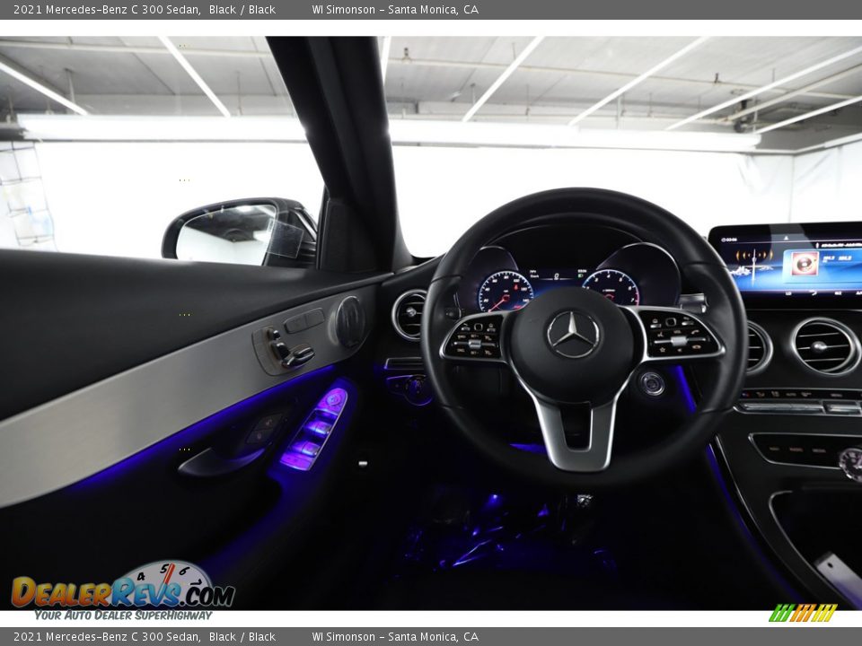 2021 Mercedes-Benz C 300 Sedan Black / Black Photo #23