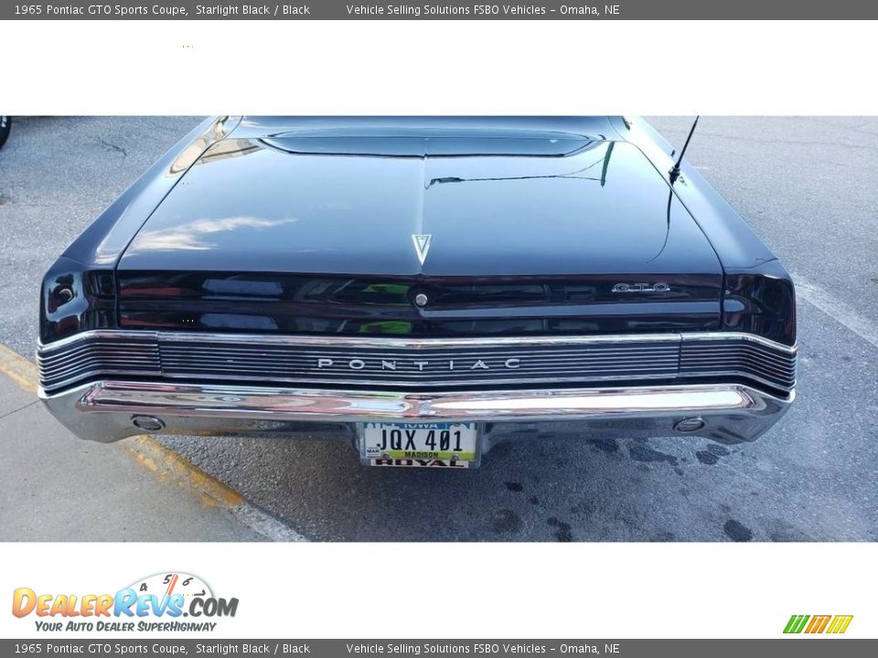 1965 Pontiac GTO Sports Coupe Starlight Black / Black Photo #8