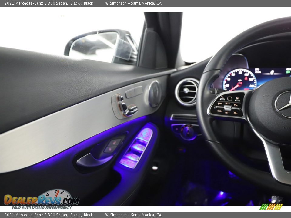 2021 Mercedes-Benz C 300 Sedan Black / Black Photo #24