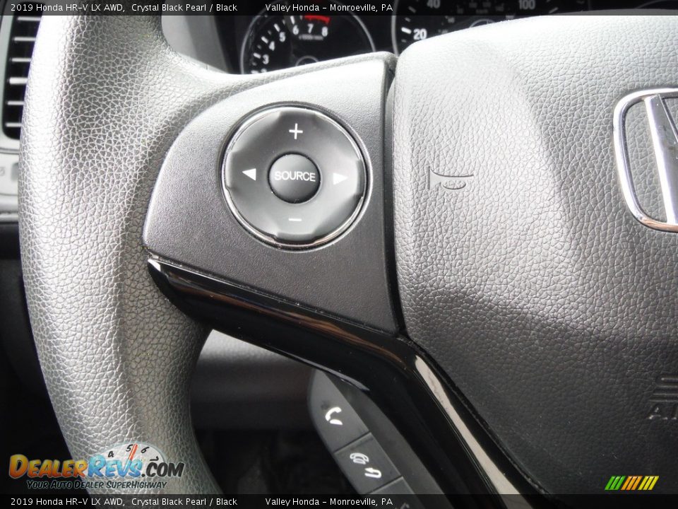 2019 Honda HR-V LX AWD Crystal Black Pearl / Black Photo #19