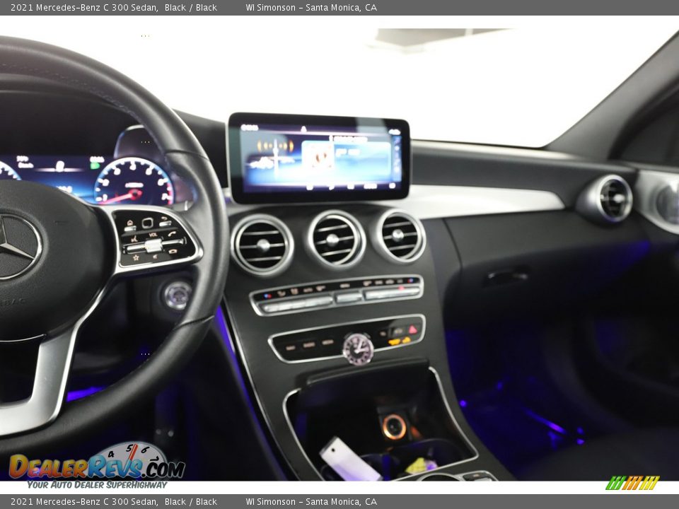 2021 Mercedes-Benz C 300 Sedan Black / Black Photo #25