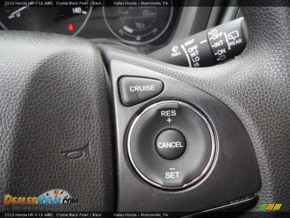 2019 Honda HR-V LX AWD Crystal Black Pearl / Black Photo #20