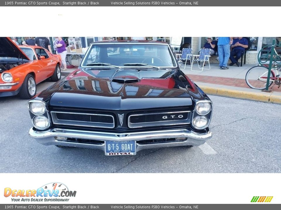 1965 Pontiac GTO Sports Coupe Starlight Black / Black Photo #13