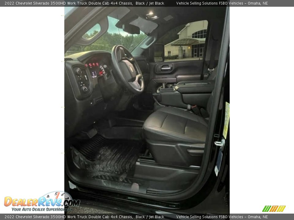 2022 Chevrolet Silverado 3500HD Work Truck Double Cab 4x4 Chassis Black / Jet Black Photo #3
