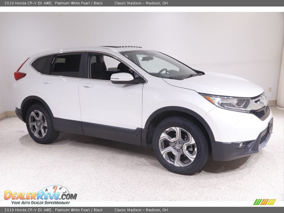 2019 Honda CR-V EX AWD Platinum White Pearl / Black Photo #1