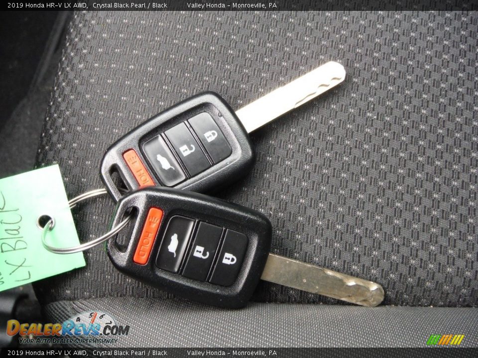 2019 Honda HR-V LX AWD Crystal Black Pearl / Black Photo #27
