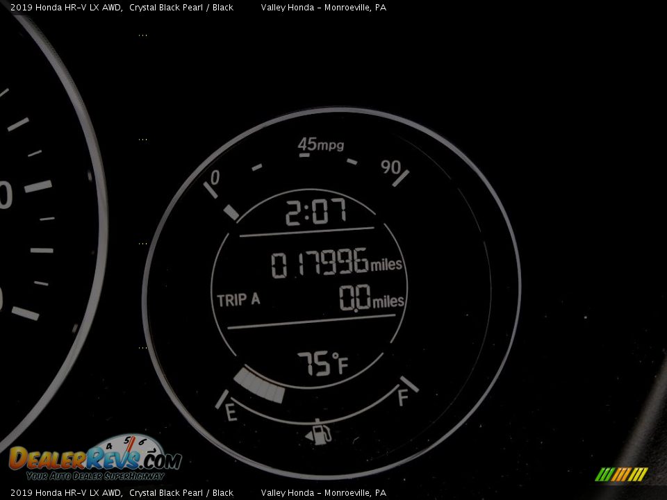 2019 Honda HR-V LX AWD Crystal Black Pearl / Black Photo #28