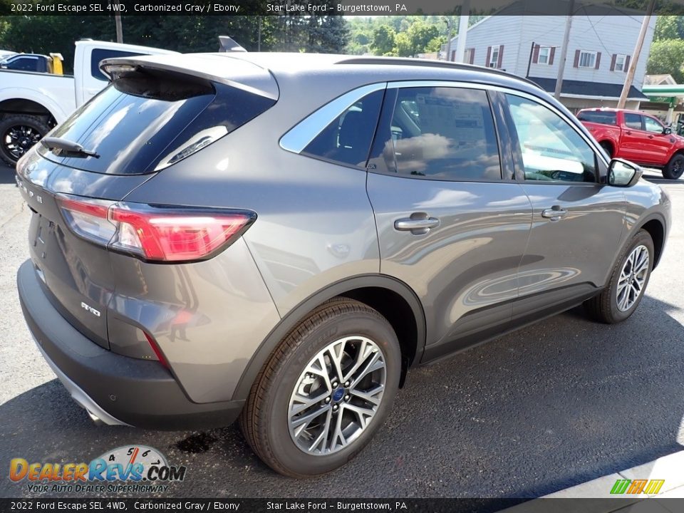 2022 Ford Escape SEL 4WD Carbonized Gray / Ebony Photo #6