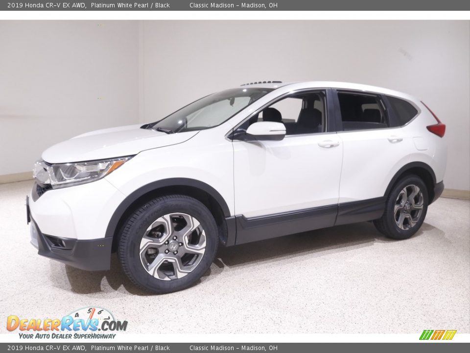 2019 Honda CR-V EX AWD Platinum White Pearl / Black Photo #3