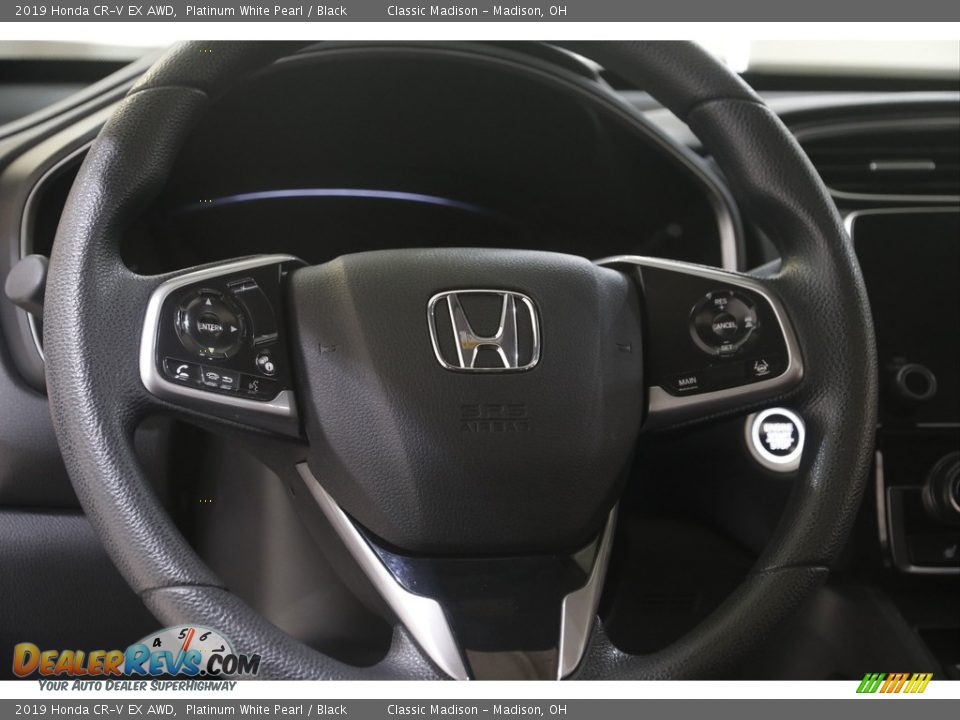2019 Honda CR-V EX AWD Platinum White Pearl / Black Photo #7