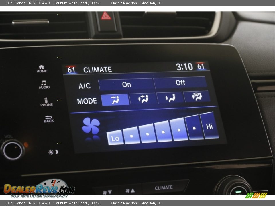 2019 Honda CR-V EX AWD Platinum White Pearl / Black Photo #12