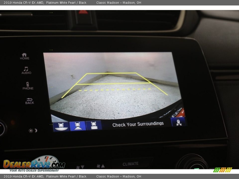 2019 Honda CR-V EX AWD Platinum White Pearl / Black Photo #13