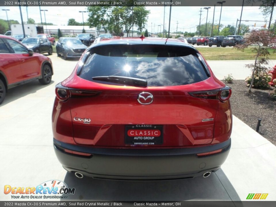 2022 Mazda CX-30 S Premium AWD Soul Red Crystal Metallic / Black Photo #5