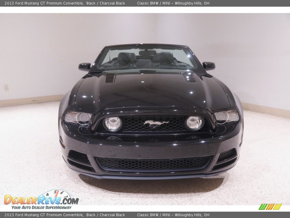 2013 Ford Mustang GT Premium Convertible Black / Charcoal Black Photo #3