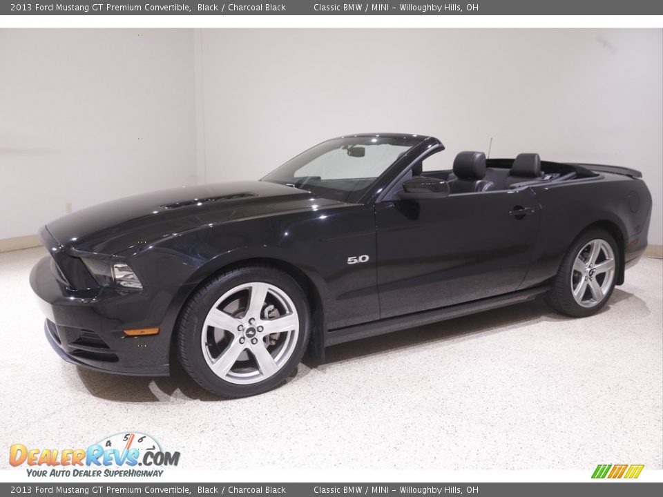 Black 2013 Ford Mustang GT Premium Convertible Photo #4