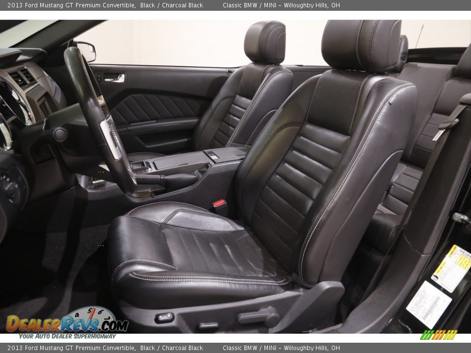 2013 Ford Mustang GT Premium Convertible Black / Charcoal Black Photo #6