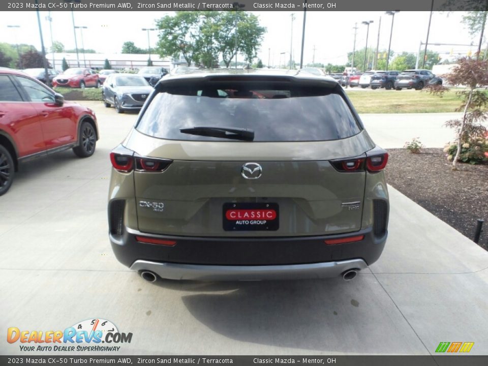 2023 Mazda CX-50 Turbo Premium AWD Zircon Sand Metallic / Terracotta Photo #5