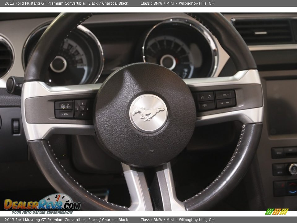 2013 Ford Mustang GT Premium Convertible Black / Charcoal Black Photo #8