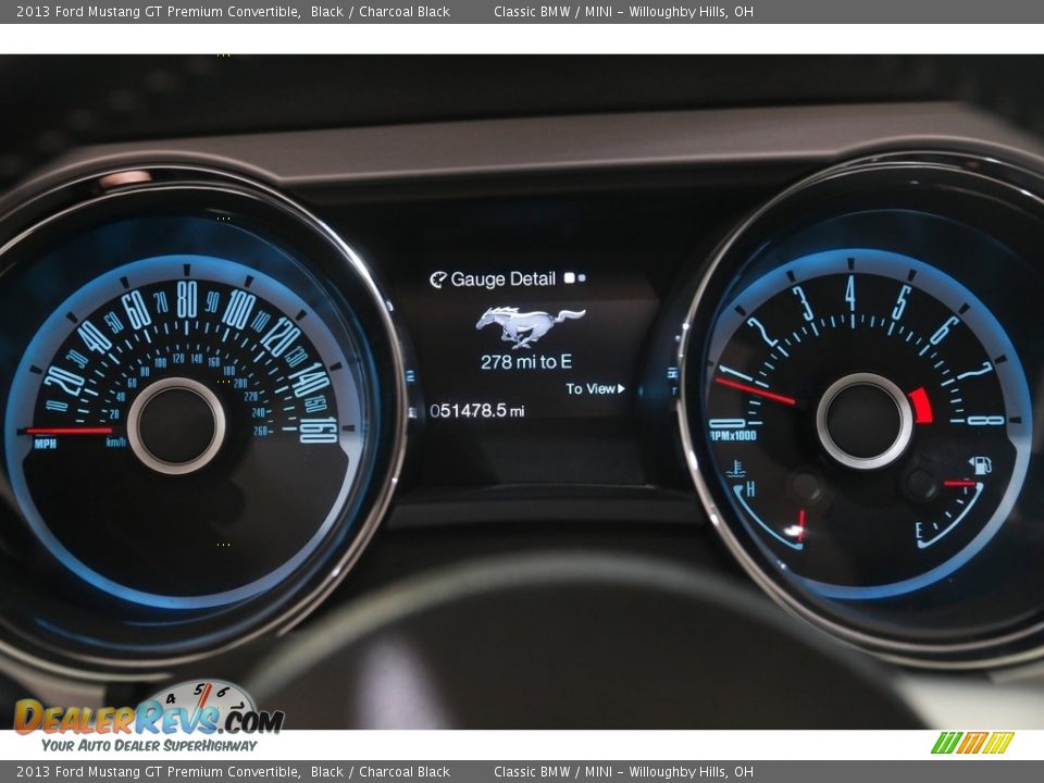2013 Ford Mustang GT Premium Convertible Black / Charcoal Black Photo #9