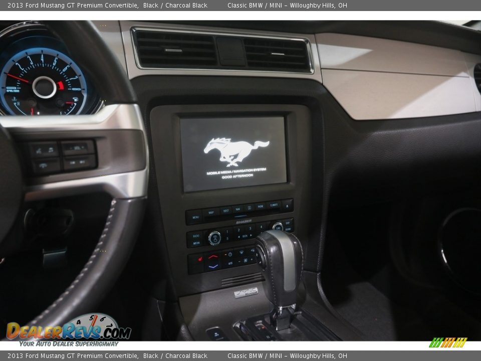 2013 Ford Mustang GT Premium Convertible Black / Charcoal Black Photo #10