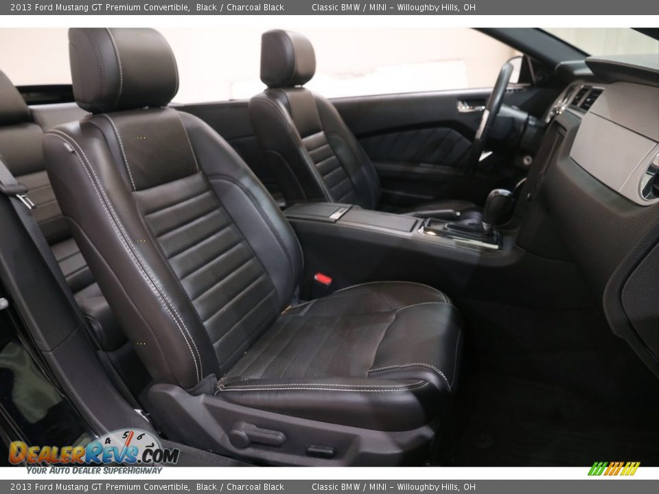 2013 Ford Mustang GT Premium Convertible Black / Charcoal Black Photo #19