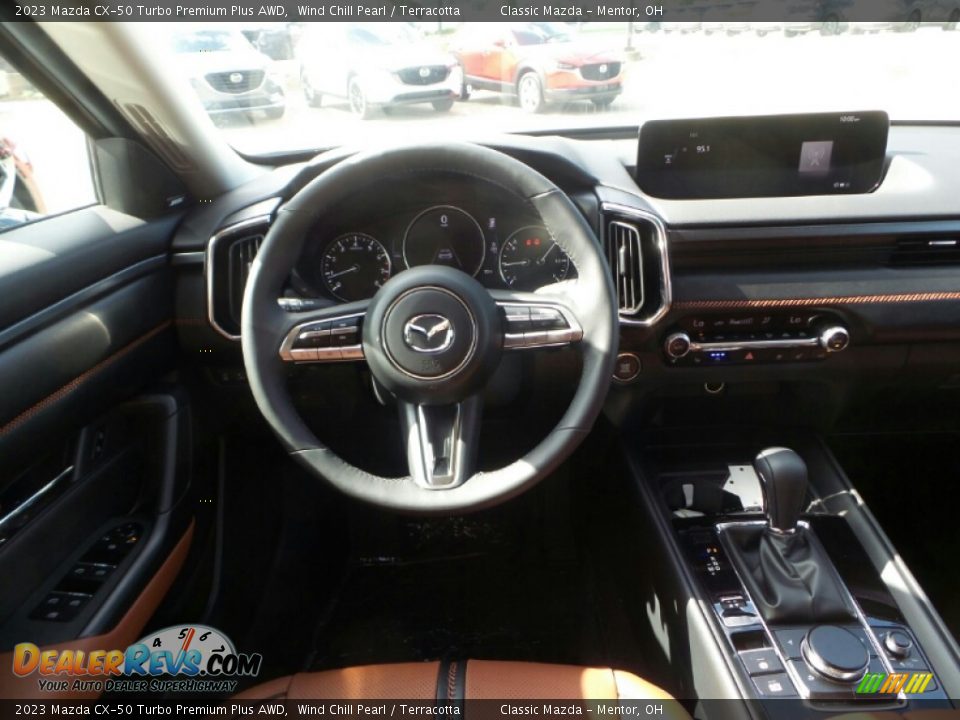 2023 Mazda CX-50 Turbo Premium Plus AWD Wind Chill Pearl / Terracotta Photo #4