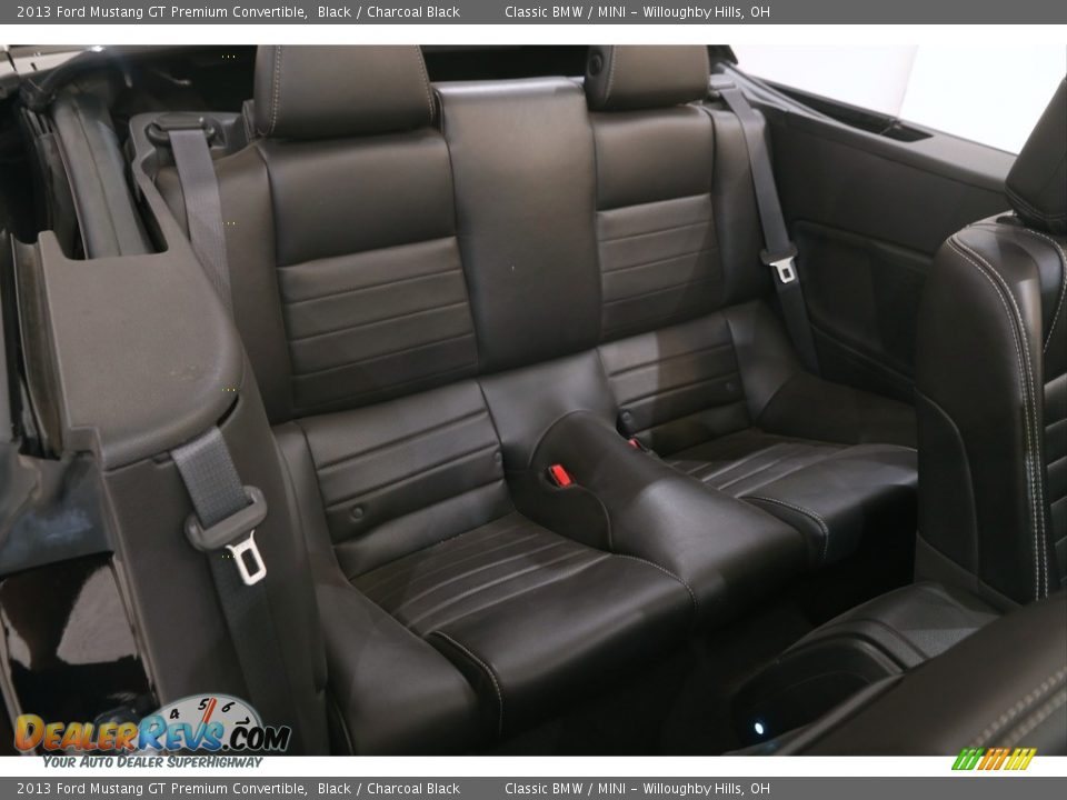 2013 Ford Mustang GT Premium Convertible Black / Charcoal Black Photo #20