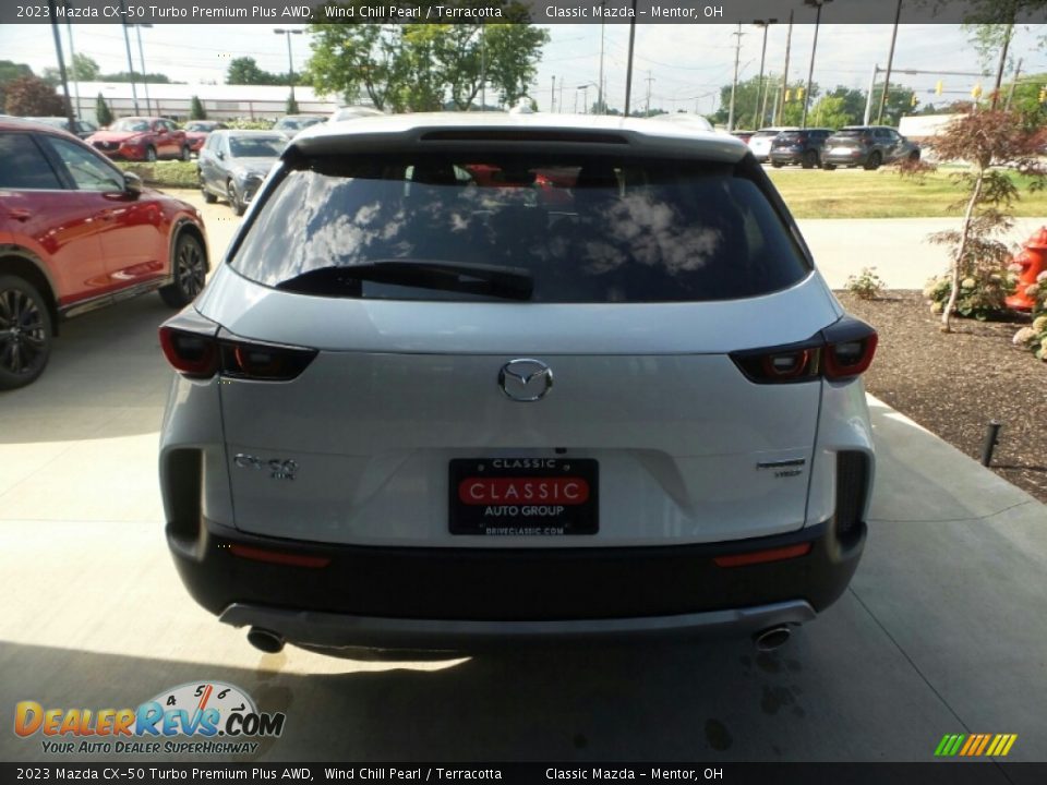 2023 Mazda CX-50 Turbo Premium Plus AWD Wind Chill Pearl / Terracotta Photo #5