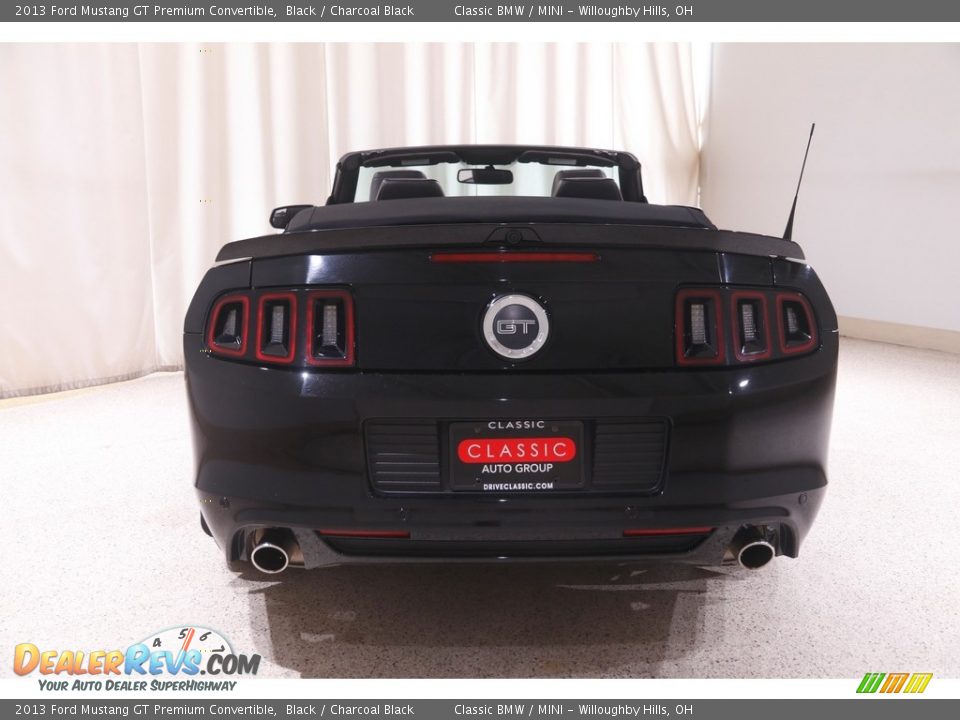 2013 Ford Mustang GT Premium Convertible Black / Charcoal Black Photo #22