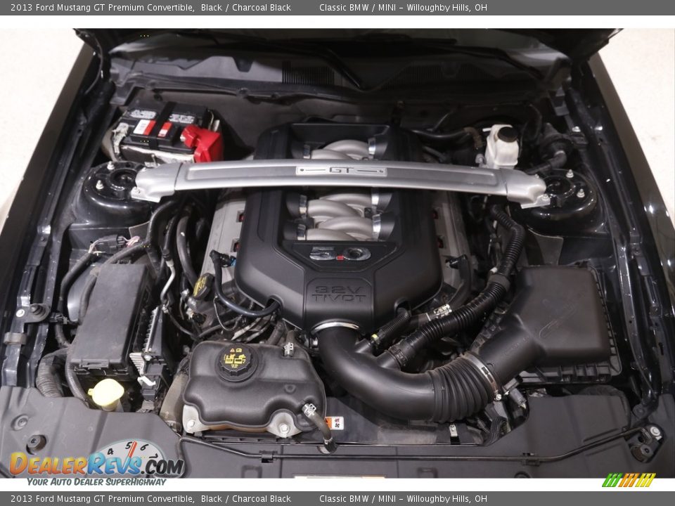 2013 Ford Mustang GT Premium Convertible Black / Charcoal Black Photo #23
