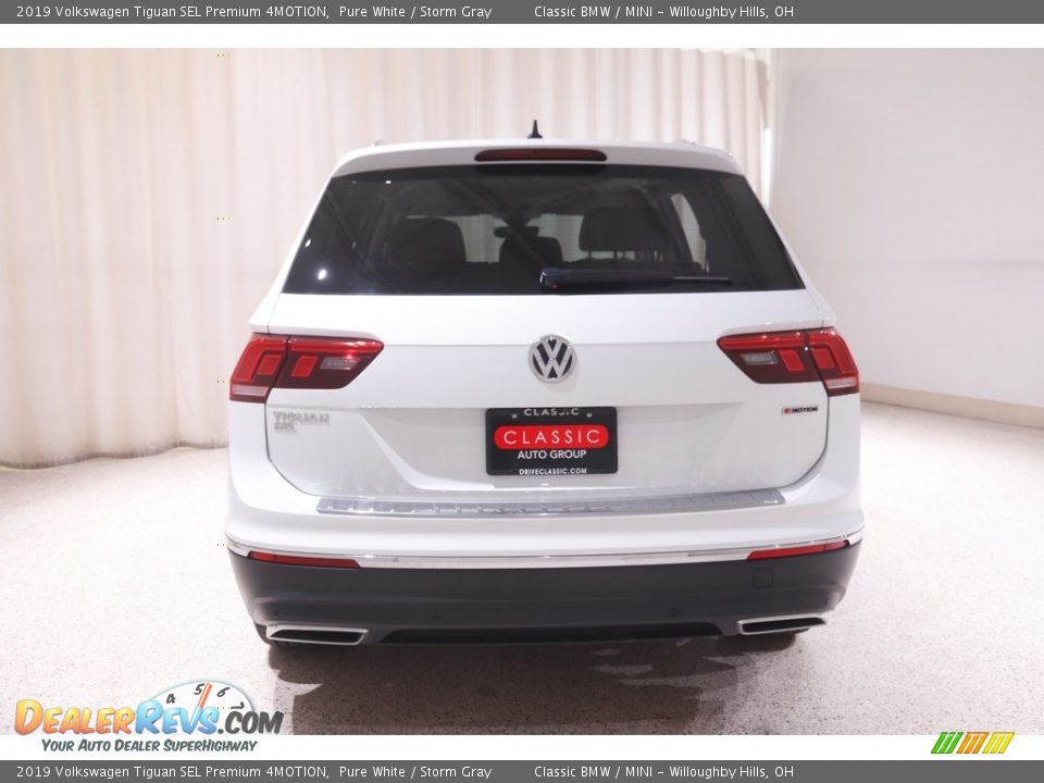 2019 Volkswagen Tiguan SEL Premium 4MOTION Pure White / Storm Gray Photo #19