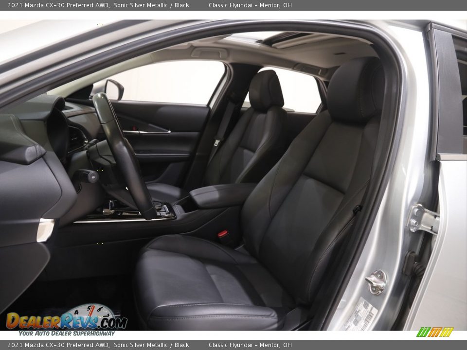 2021 Mazda CX-30 Preferred AWD Sonic Silver Metallic / Black Photo #5